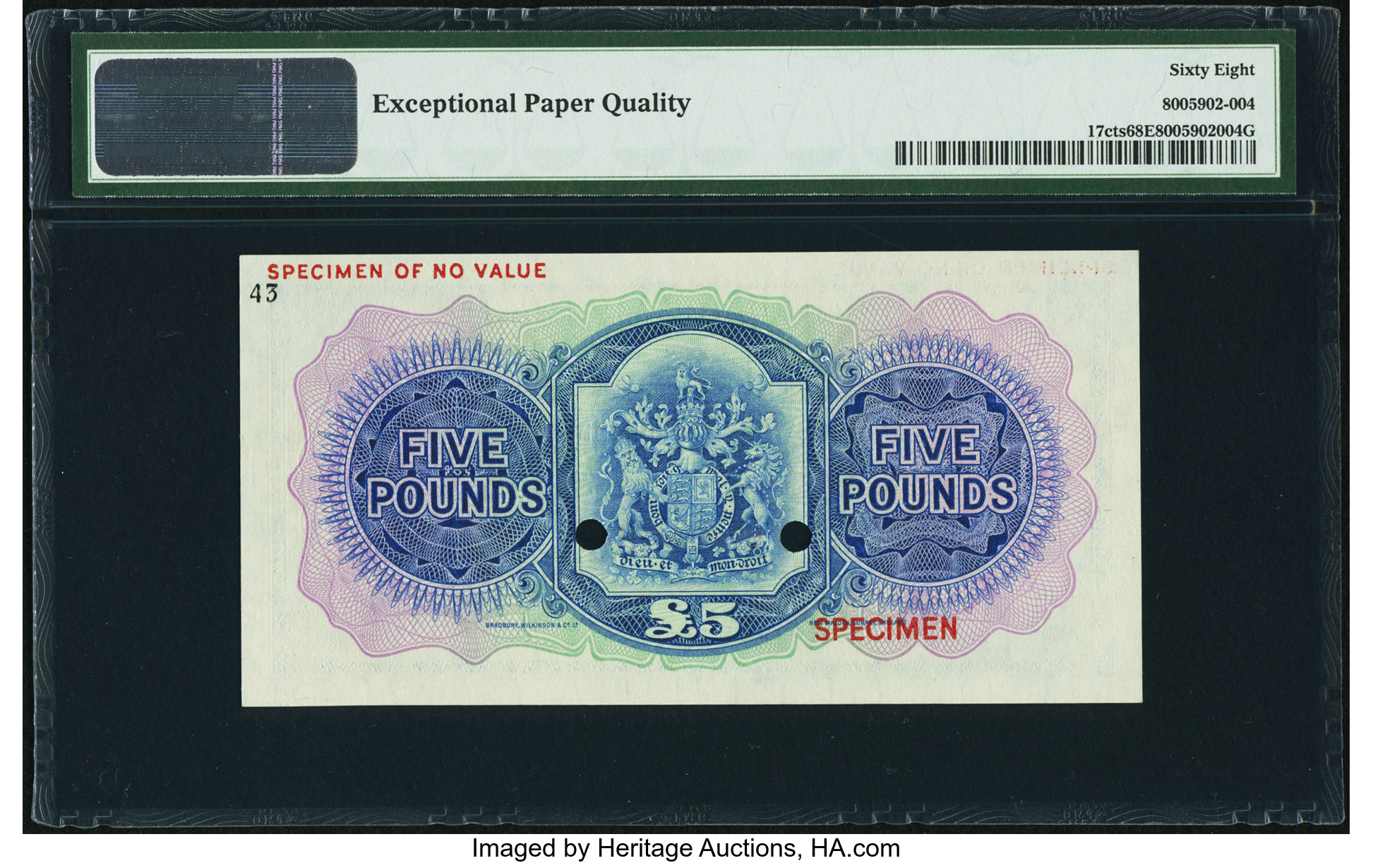 image for: Bermuda  5 pounds(B118a)