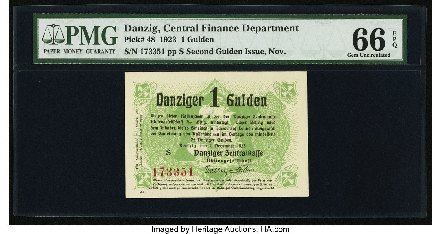 image for: Danzig  1 gulden(B307bs2)