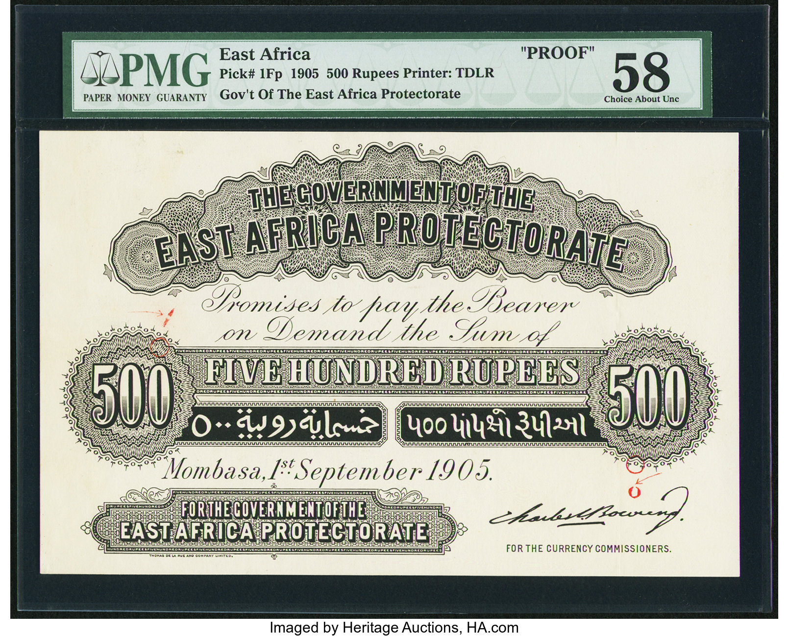 image for: East Africa  50 rupees (B104a)
