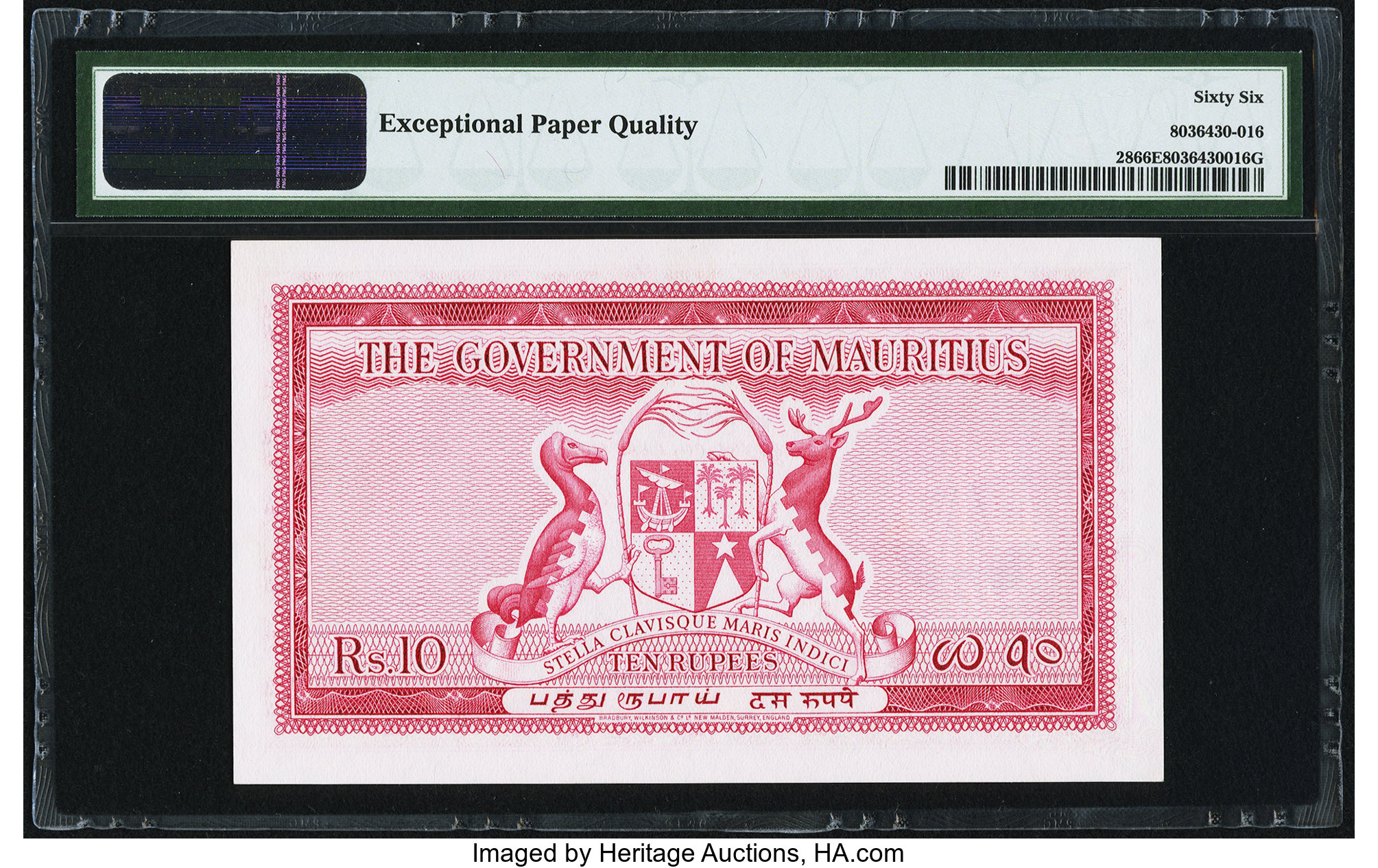 image for: Mauritius  10 rupees (B325s)