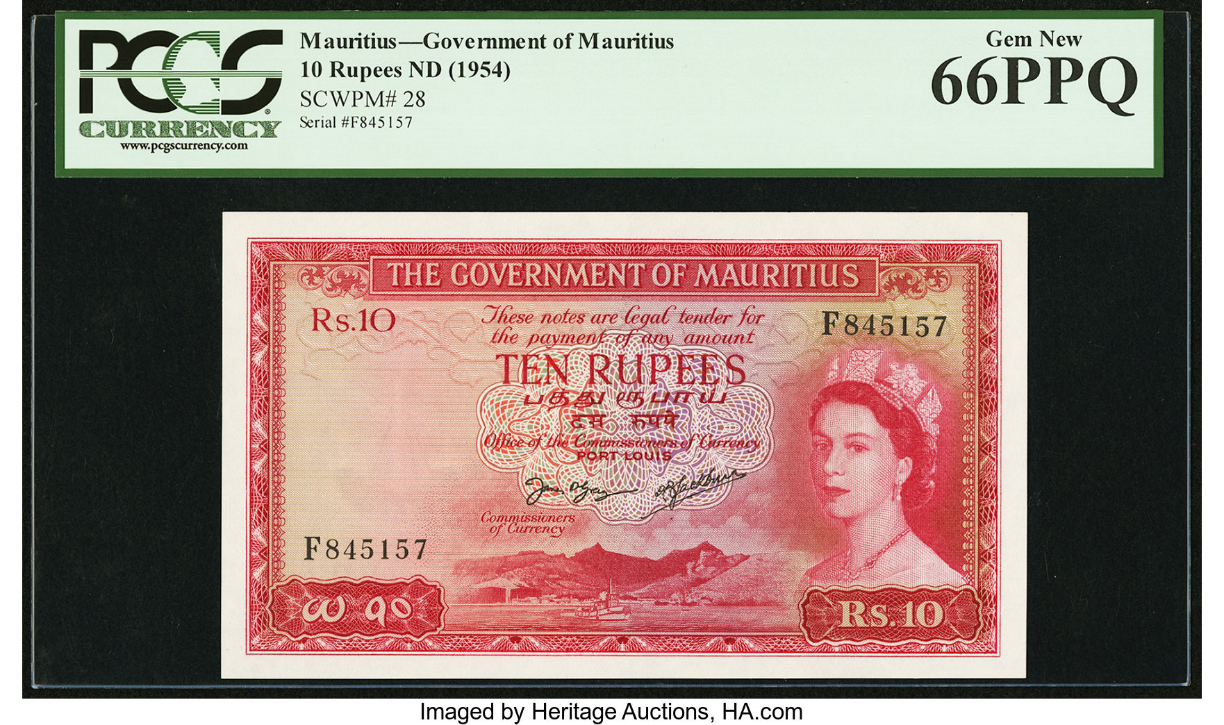 image for: Mauritius  10 rupees (B325c)