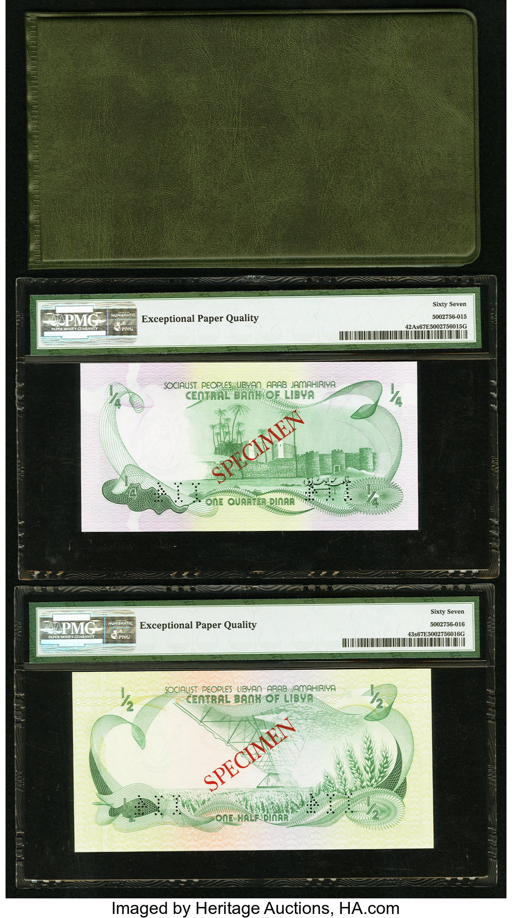image for: Libya  1/2 dinar (B507a)