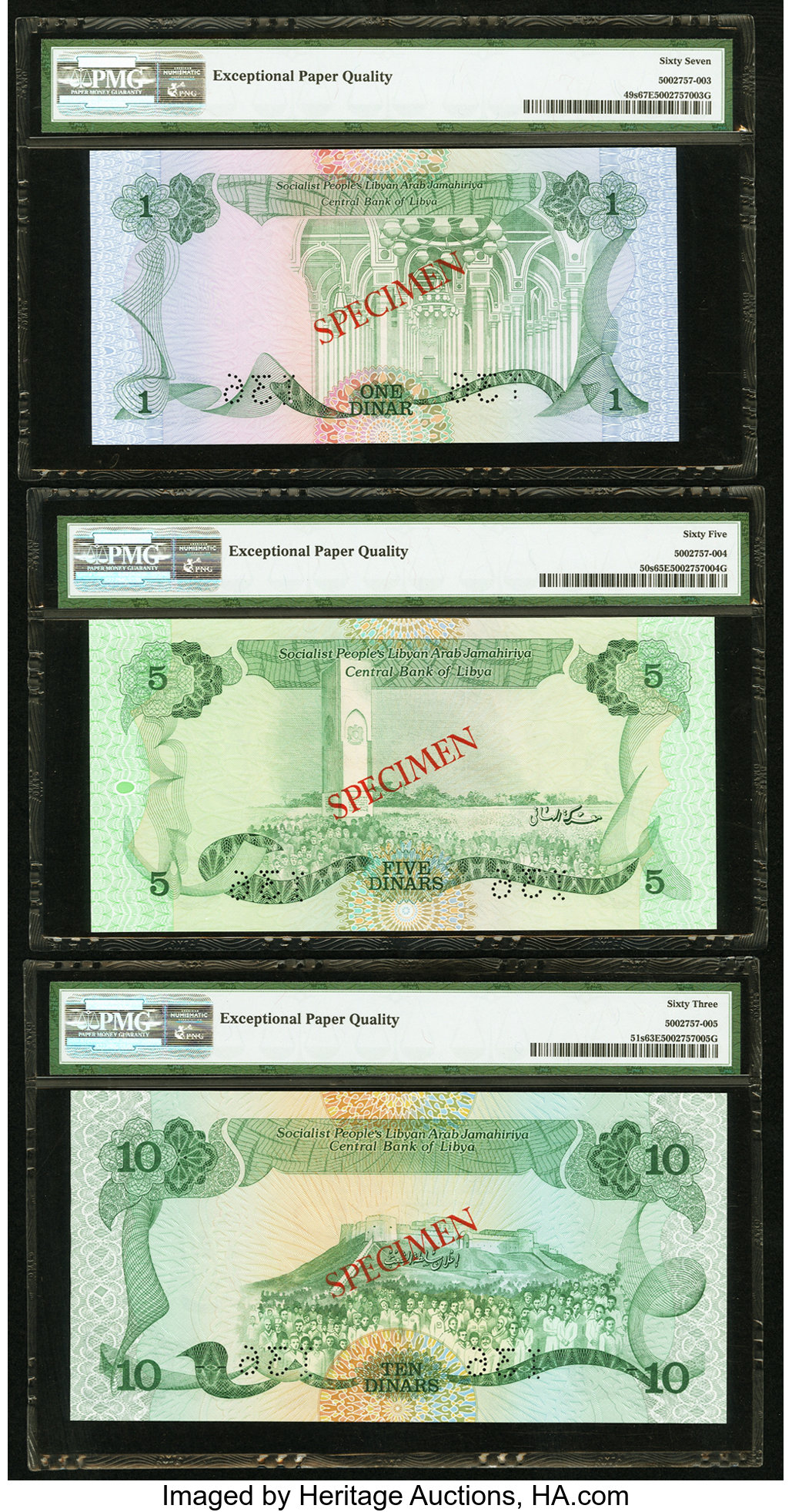 image for: Libya  5 dinars (B514a)