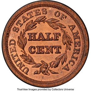 image for: 1850 1/2c MS RD (1223)