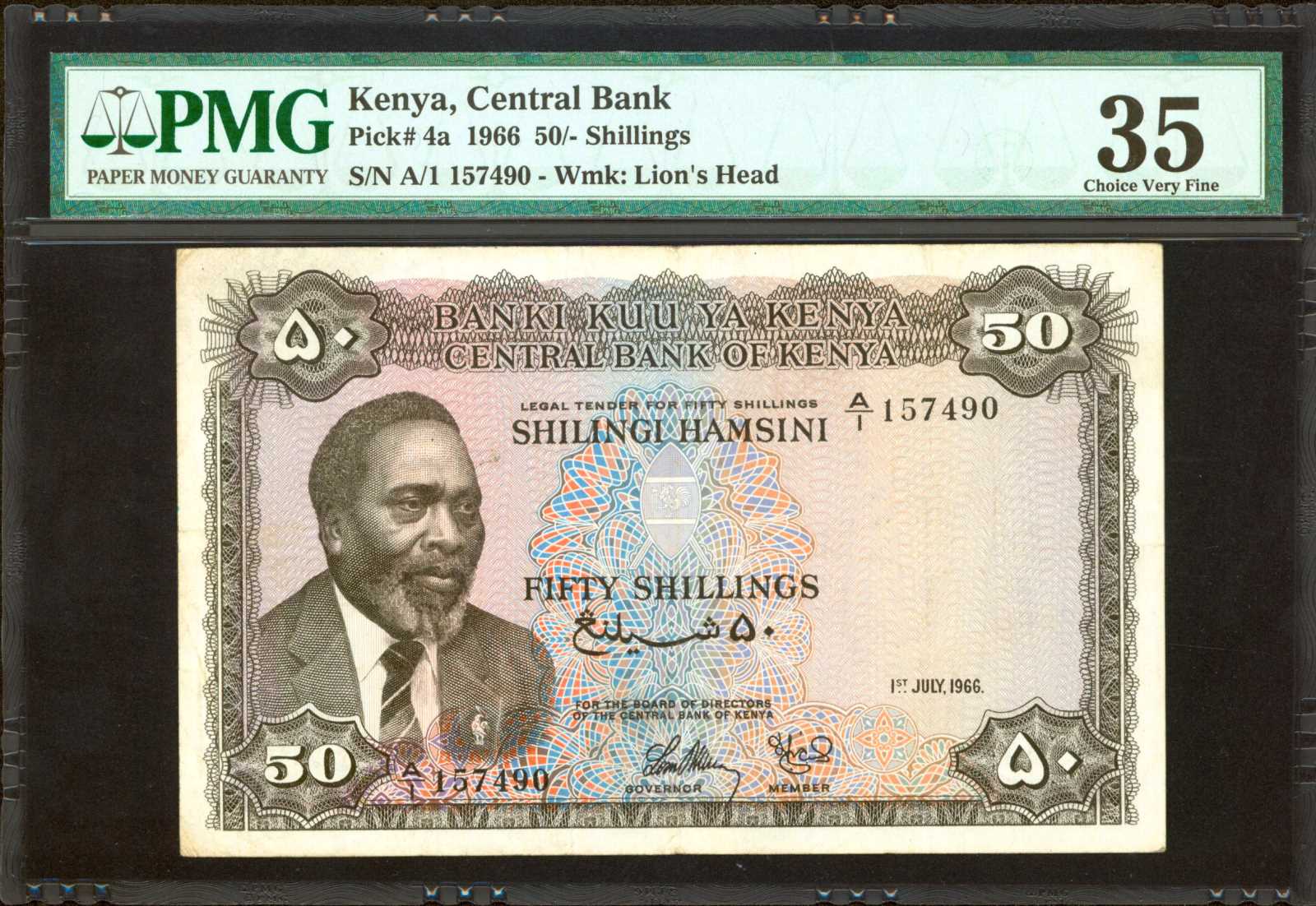 image for: Kenya  50 shillings (B104p)