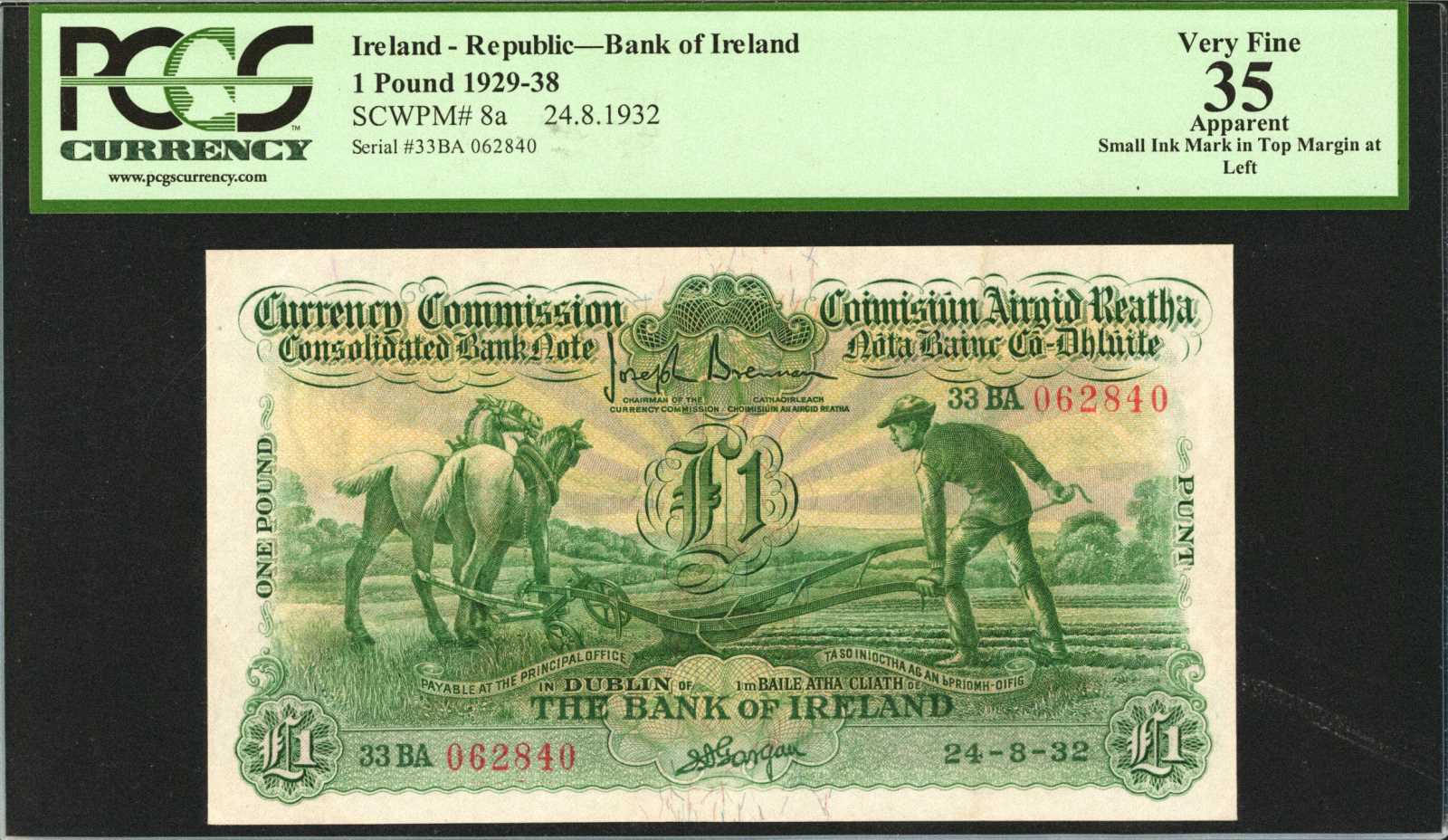 image for: Ireland, Republic of  1 pound(B108Ba)