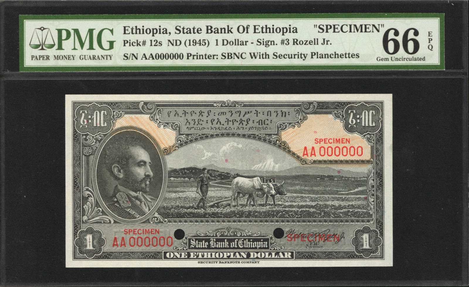 image for: Ethiopia  100 Ethiopian dollars(B205b)