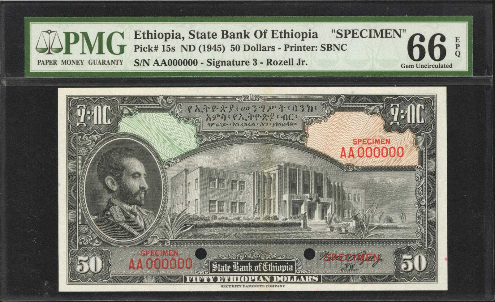 image for: Ethiopia  50 Ethiopian dollars(B204b)
