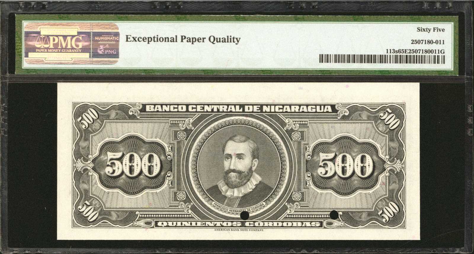 image for: Nicaragua  500 c?rdobas(B407ap)