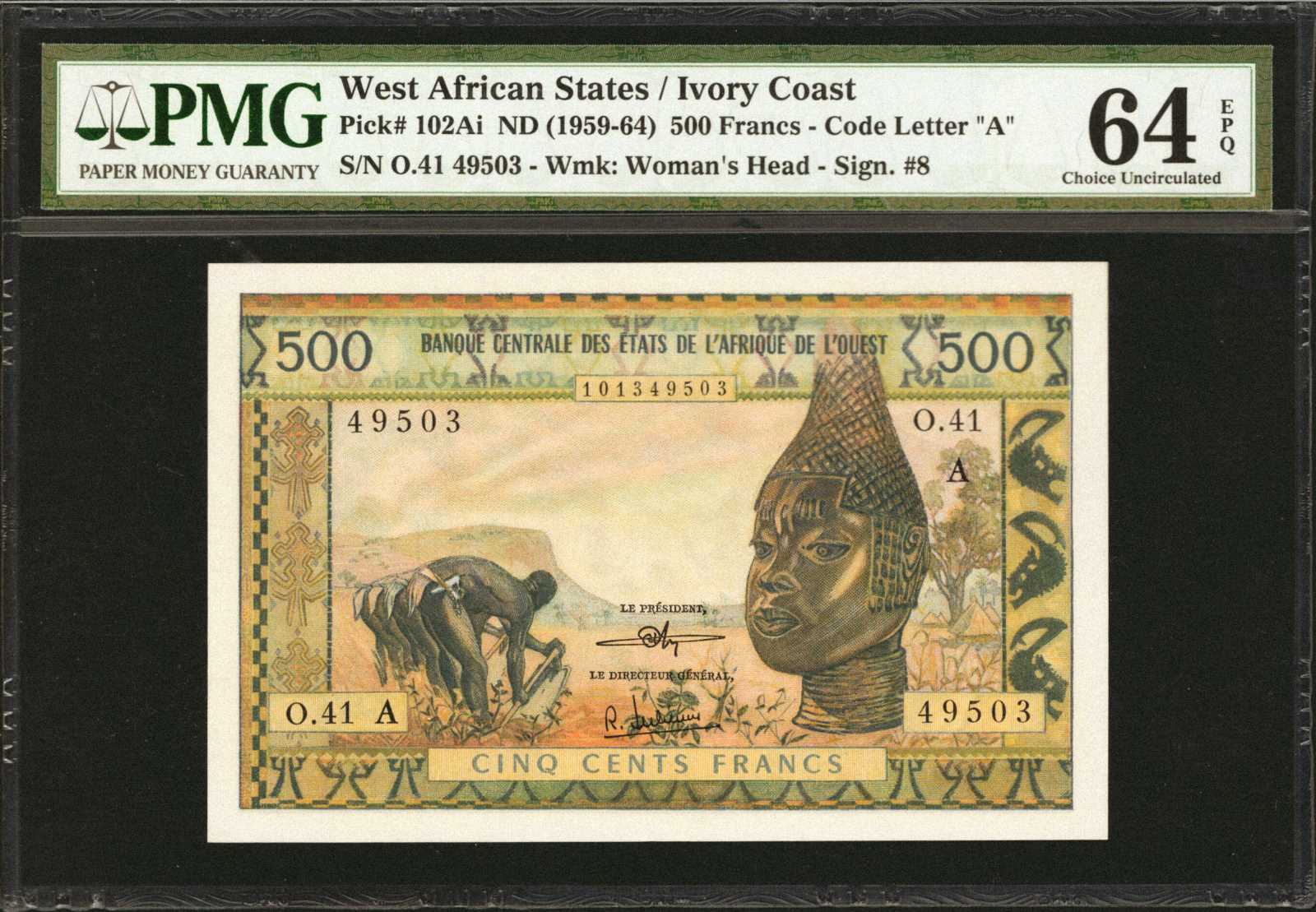 image for: West African States  500 francs (B107Ac)