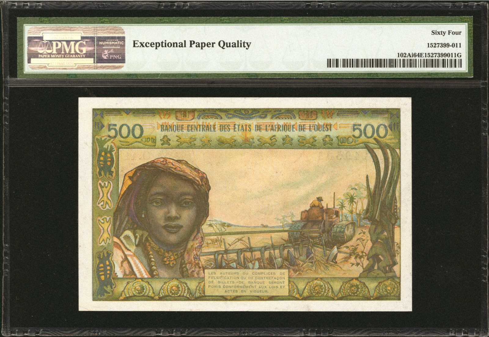 image for: West African States  500 francs (B107Aj)