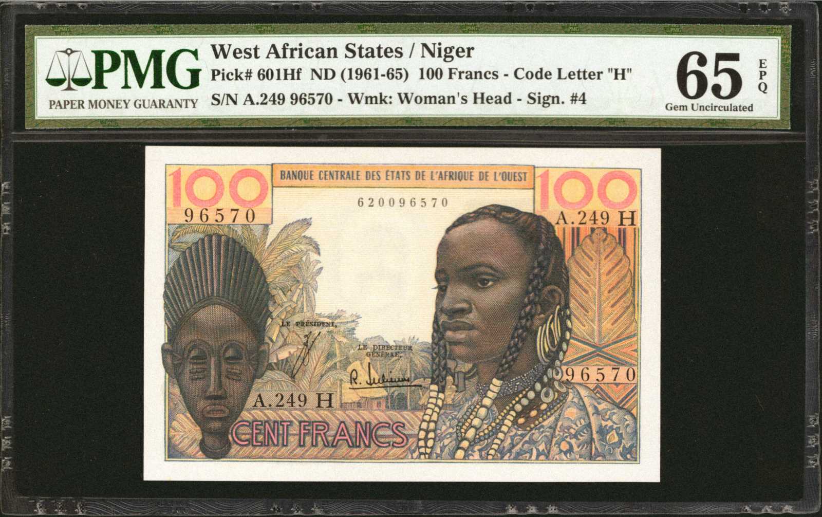 image for: West African States  100 francs (B106Ha)