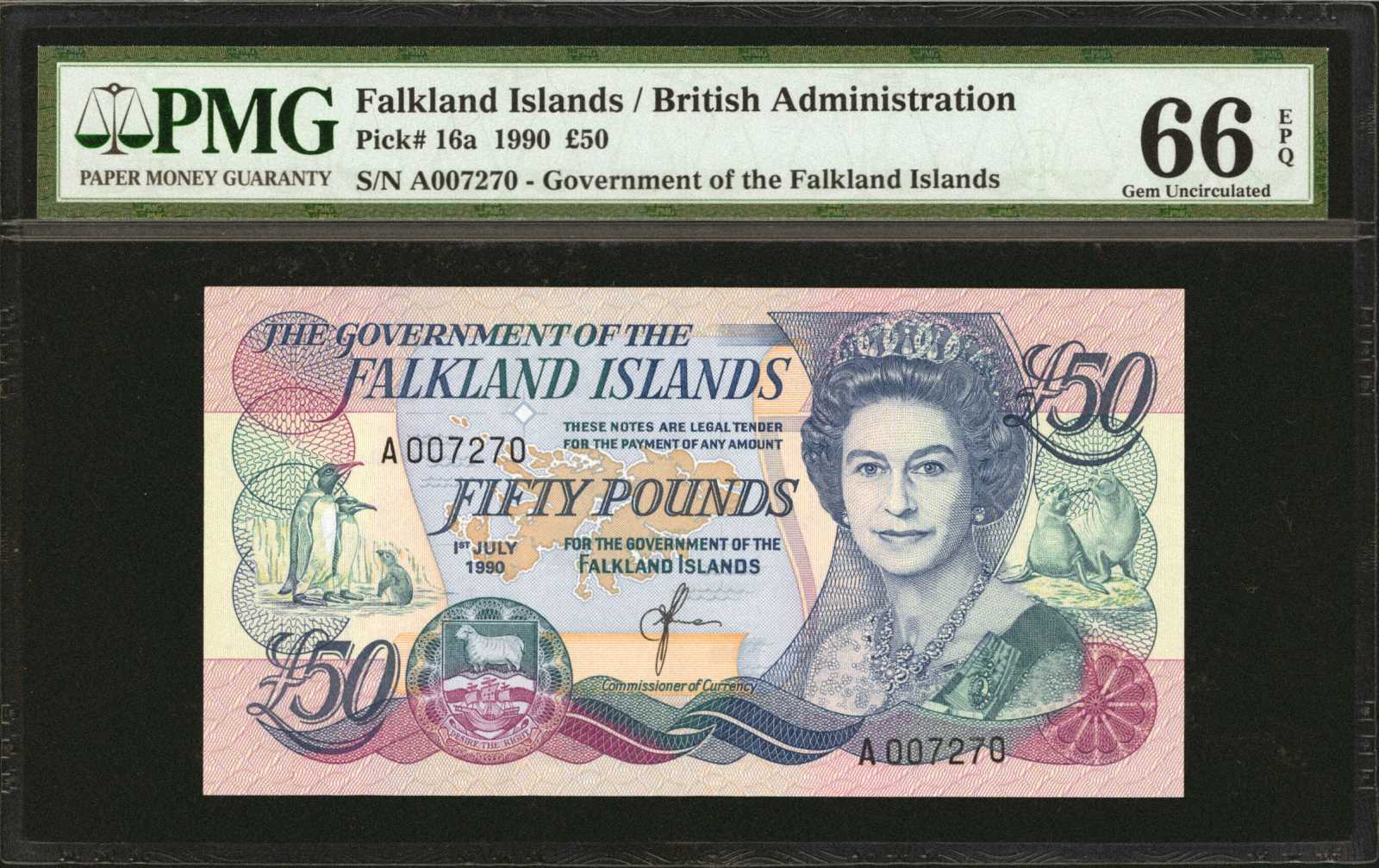 image for: Falkland Islands  50 pounds (B222as)