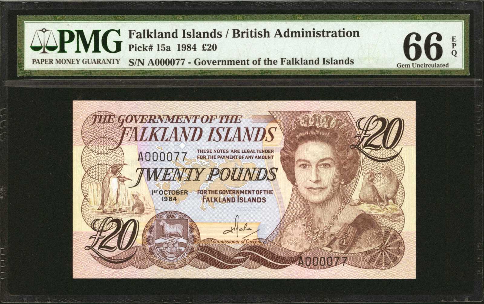 image for: Falkland Islands  20 pounds (B221a)