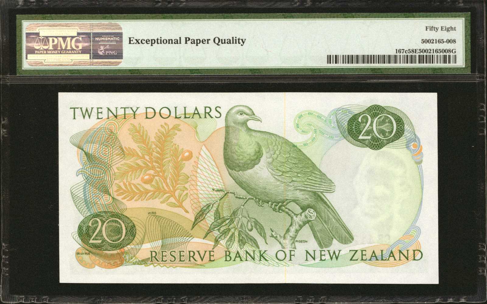 image for: New Zealand  20 dollars (B114dz)