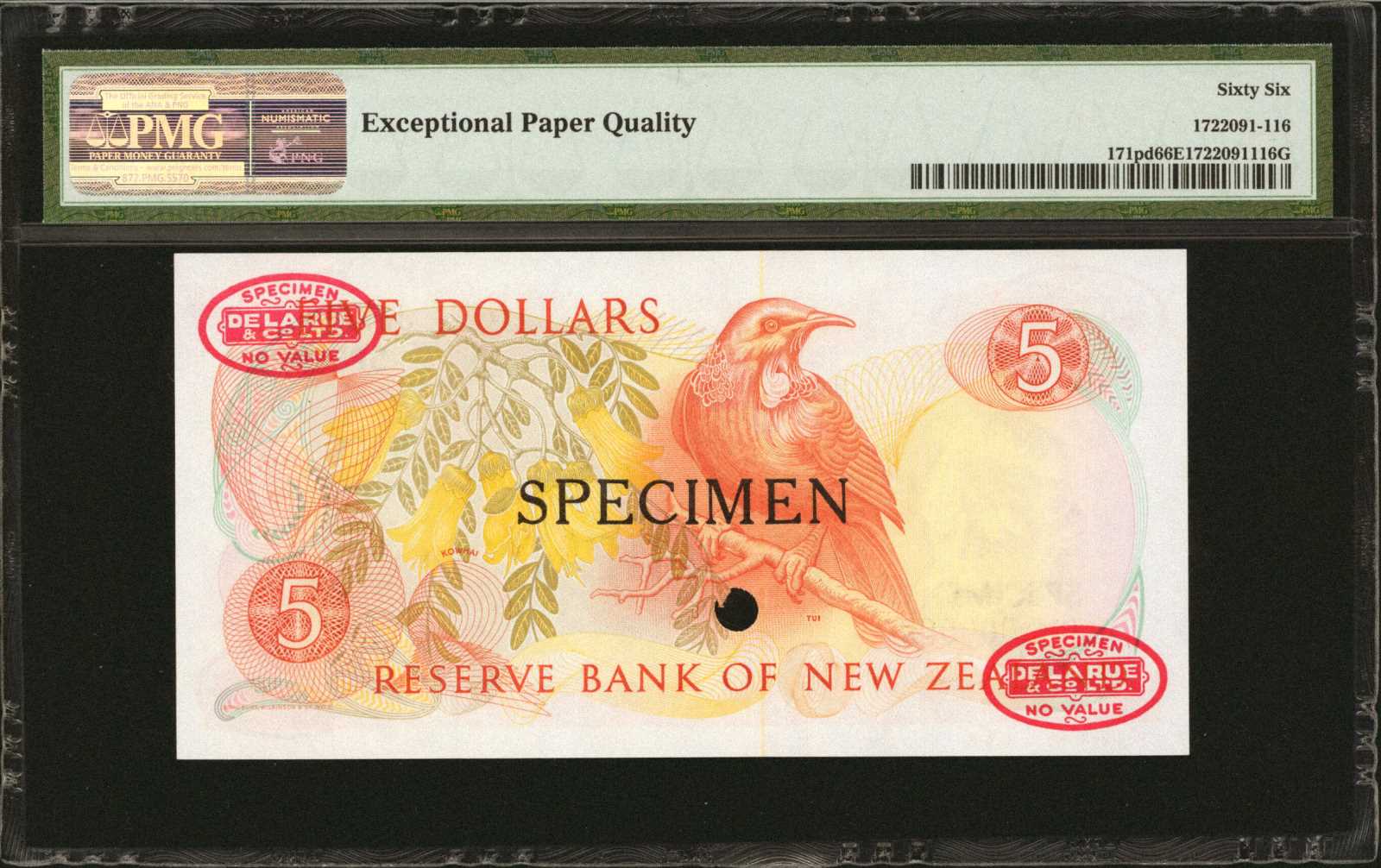 image for: New Zealand  5 dollars (B112ds)