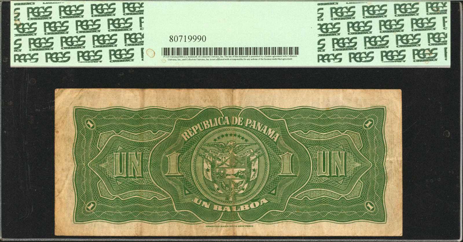 image for: Panama  1 balboa (B201a)