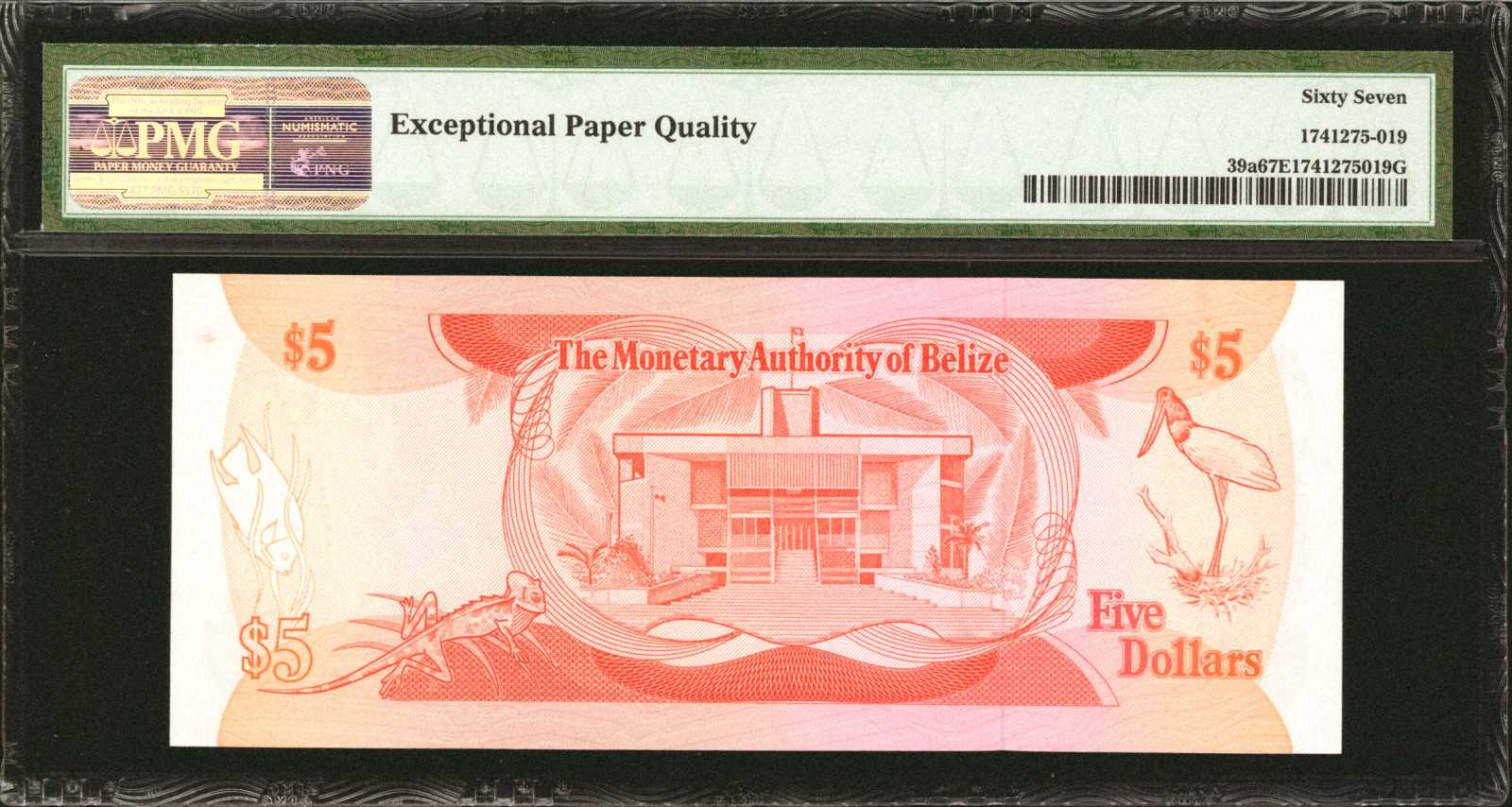 image for: Belize  2 dollars (B310a)