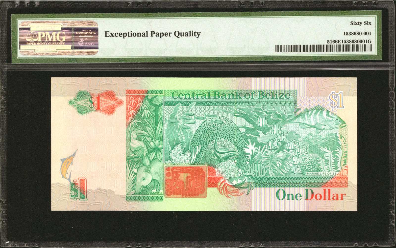 image for: Belize  2 dollars (B310as2)