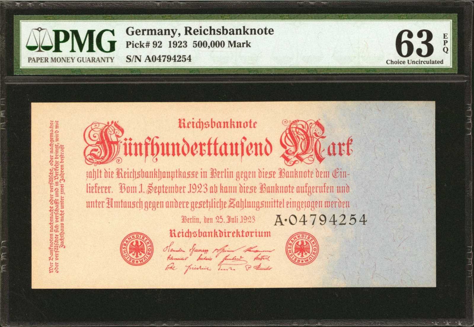 image for: Germany  f?nf millionen (5,000,000) mark (B258a)