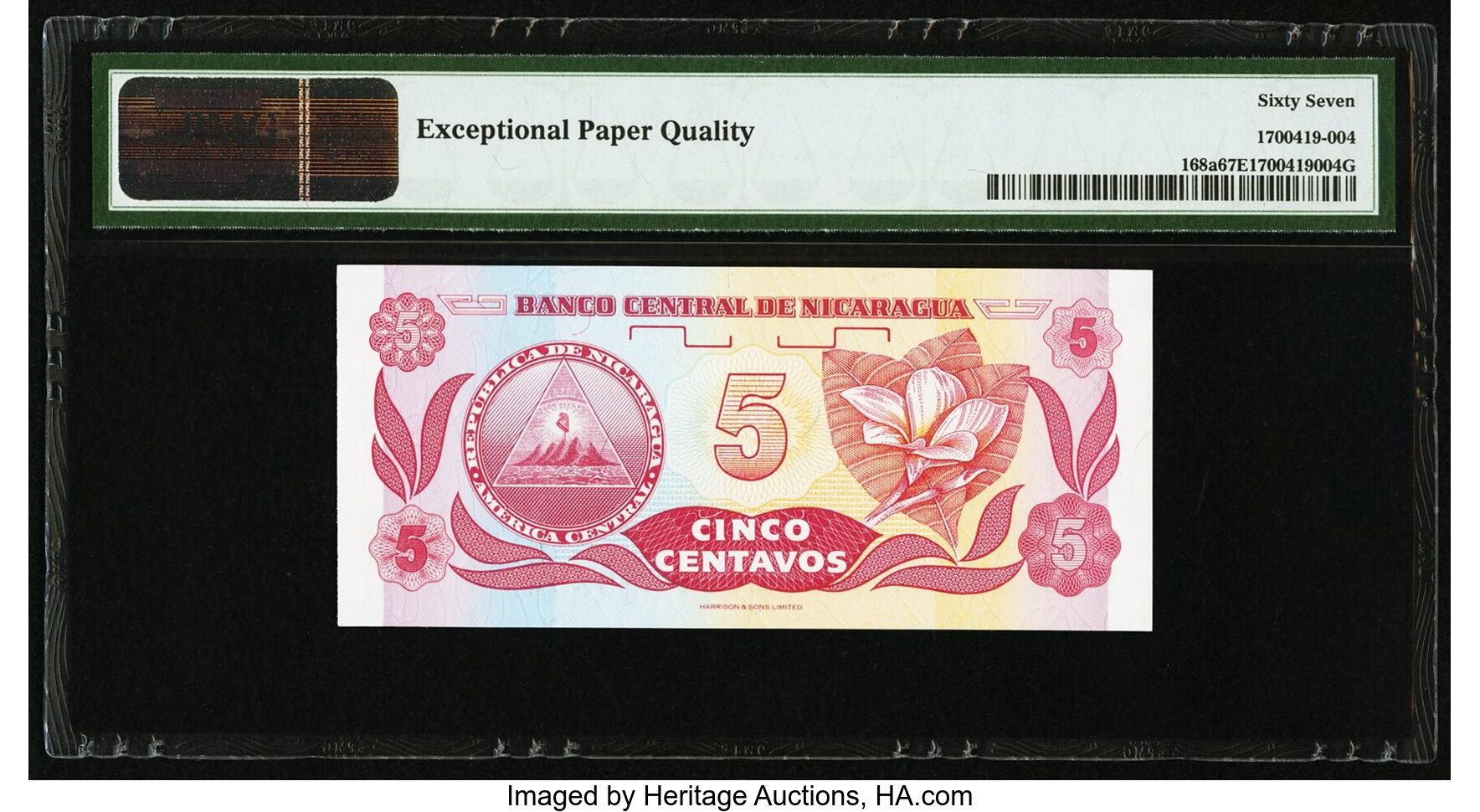 image for: Nicaragua  5 centavos(B462bs)