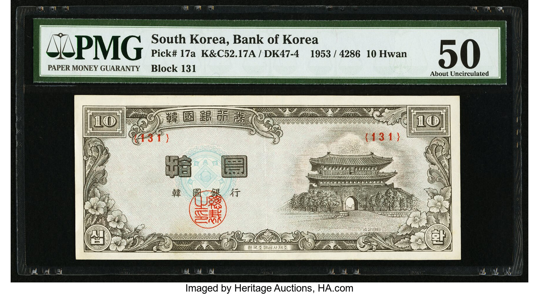 image for: South Korea  10 hwan (B214b)