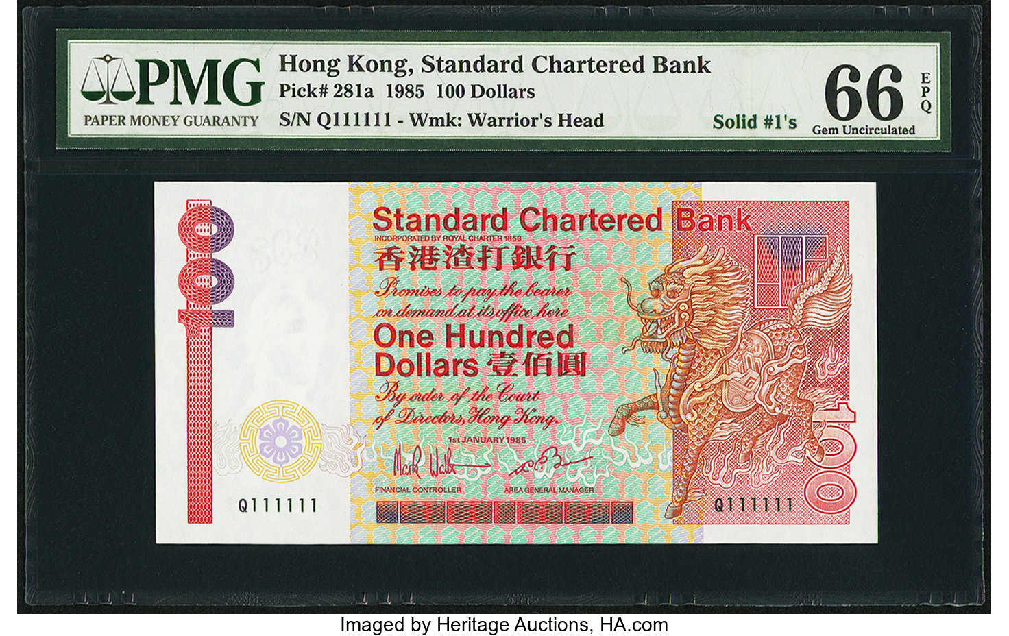 image for: Hong Kong  100 dollars (B404h)