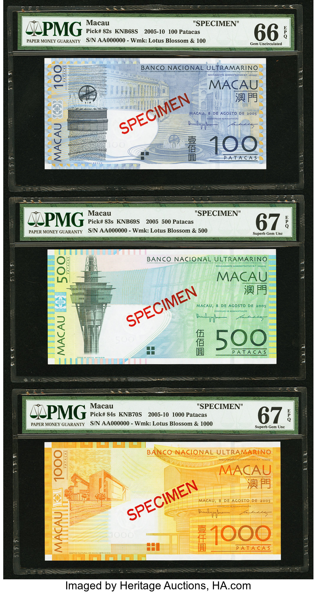 image for: Macau  500 patacas (B072b)