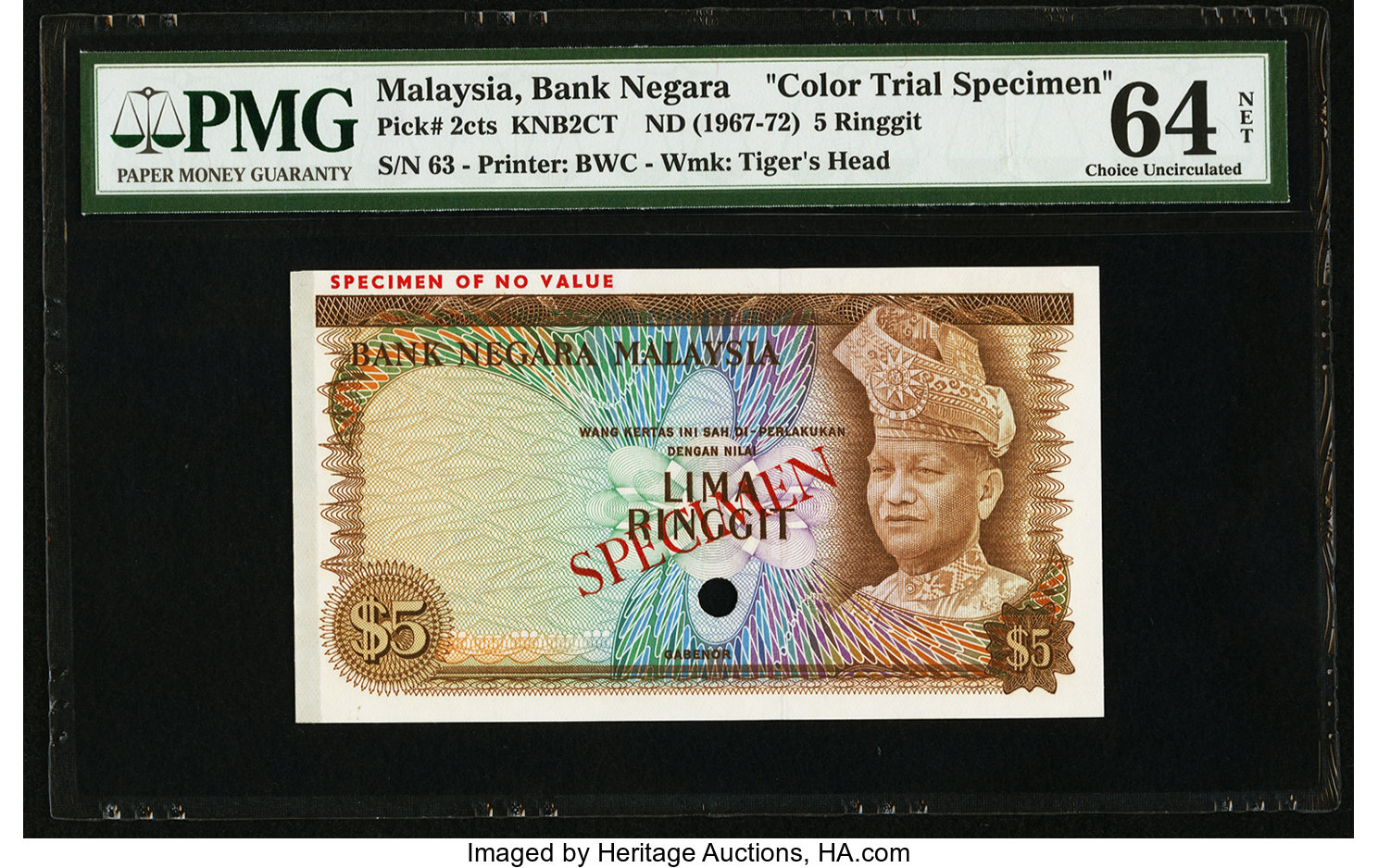 image for: Malaysia  5 ringgit (B102az)