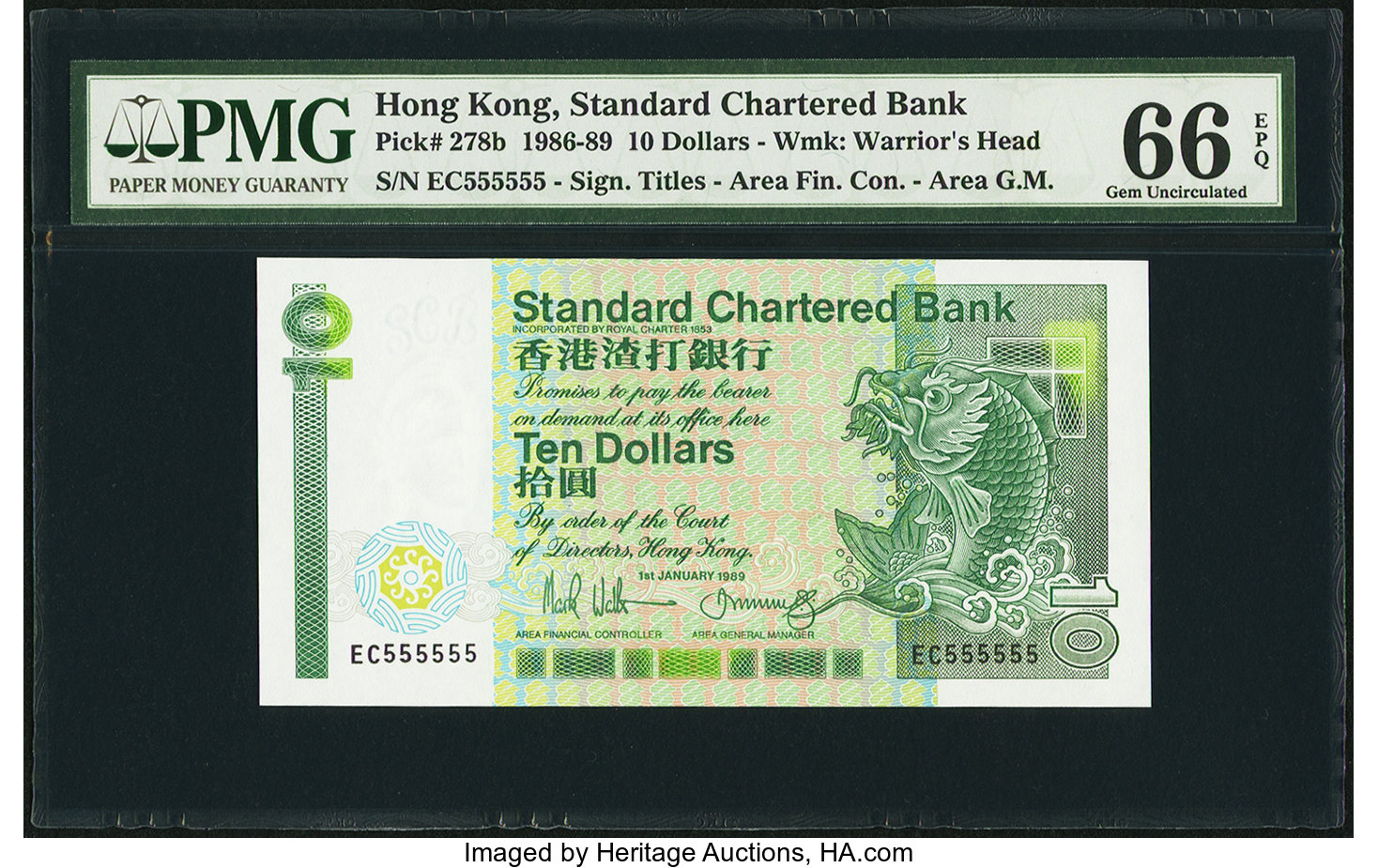 image for: Hong Kong  10 dollars (B401ds)
