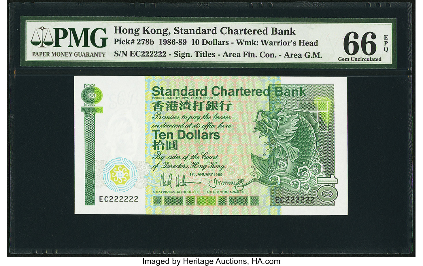 image for: Hong Kong  10 dollars (B401b)