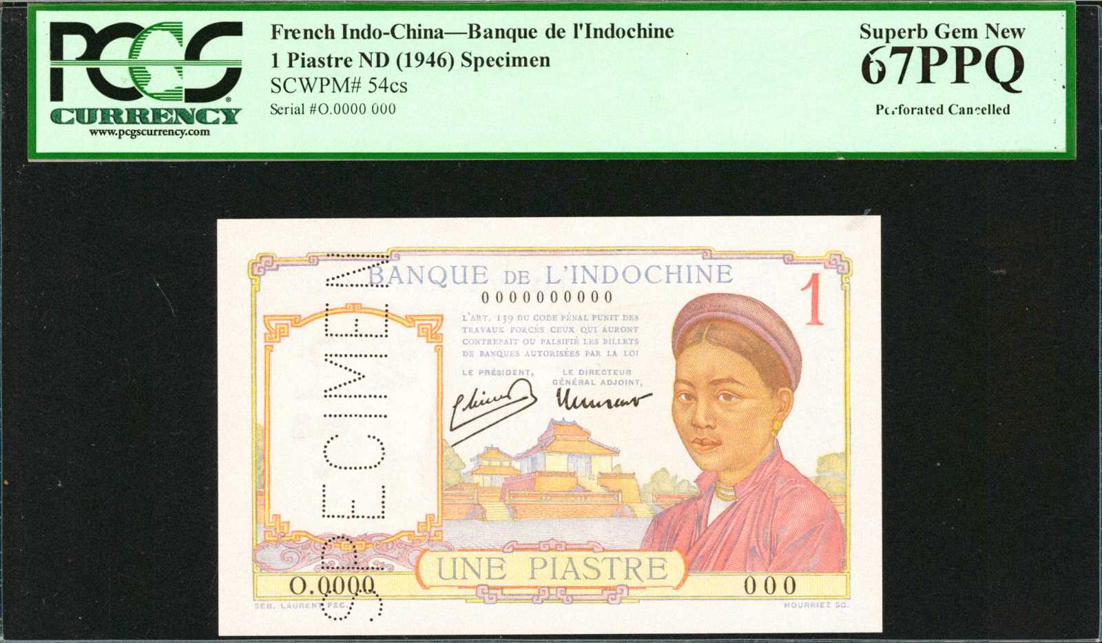 image for: French Indo-China  1 piastre(B141c)
