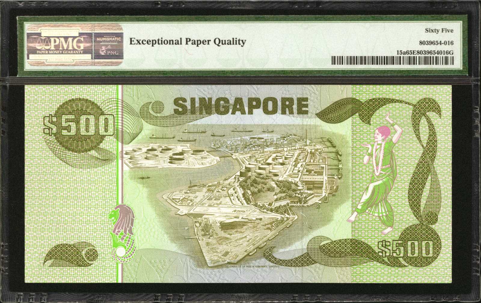 image for: Singapore  500 dollars (B116az)