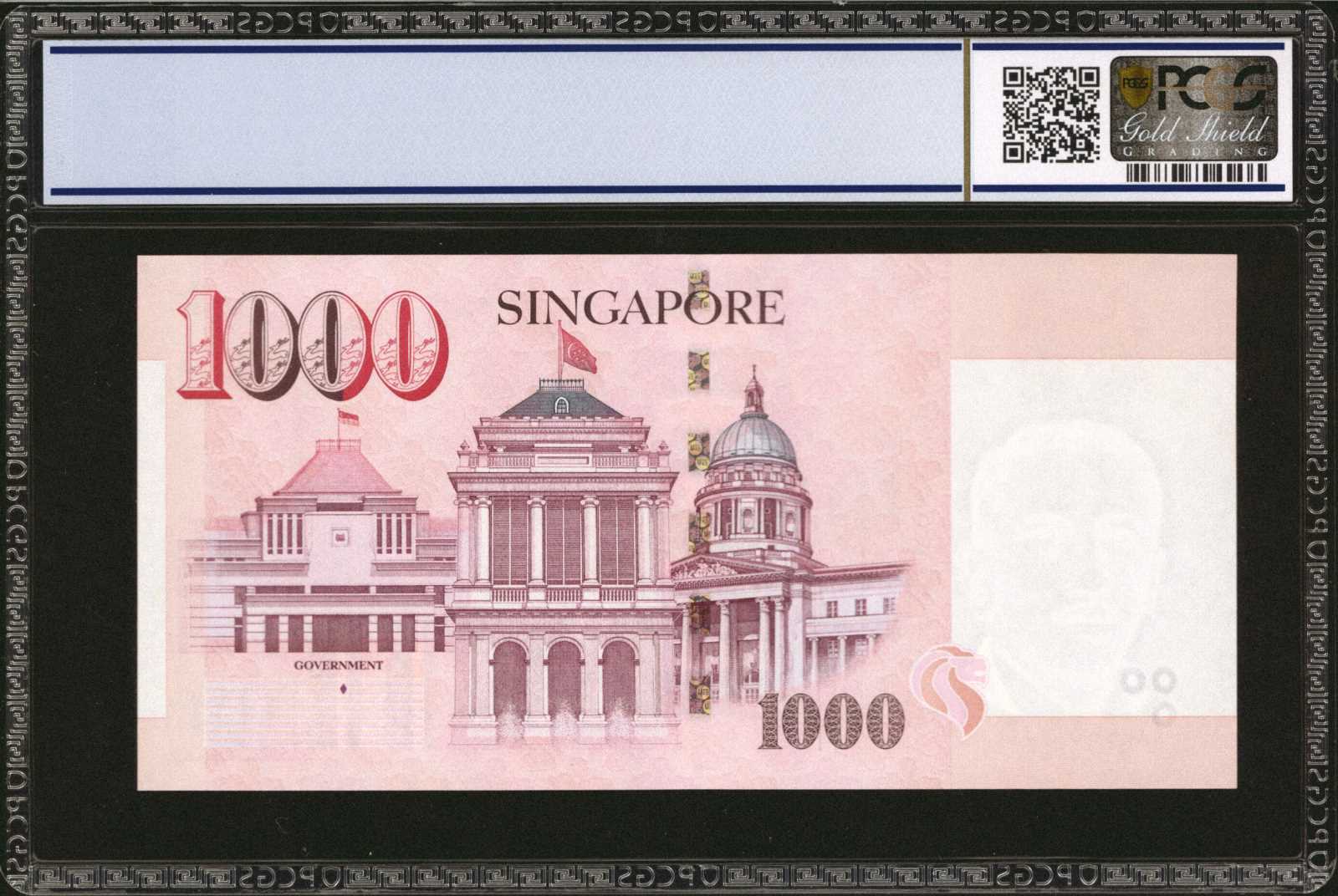image for: Singapore  1,000 dollars (B137a)