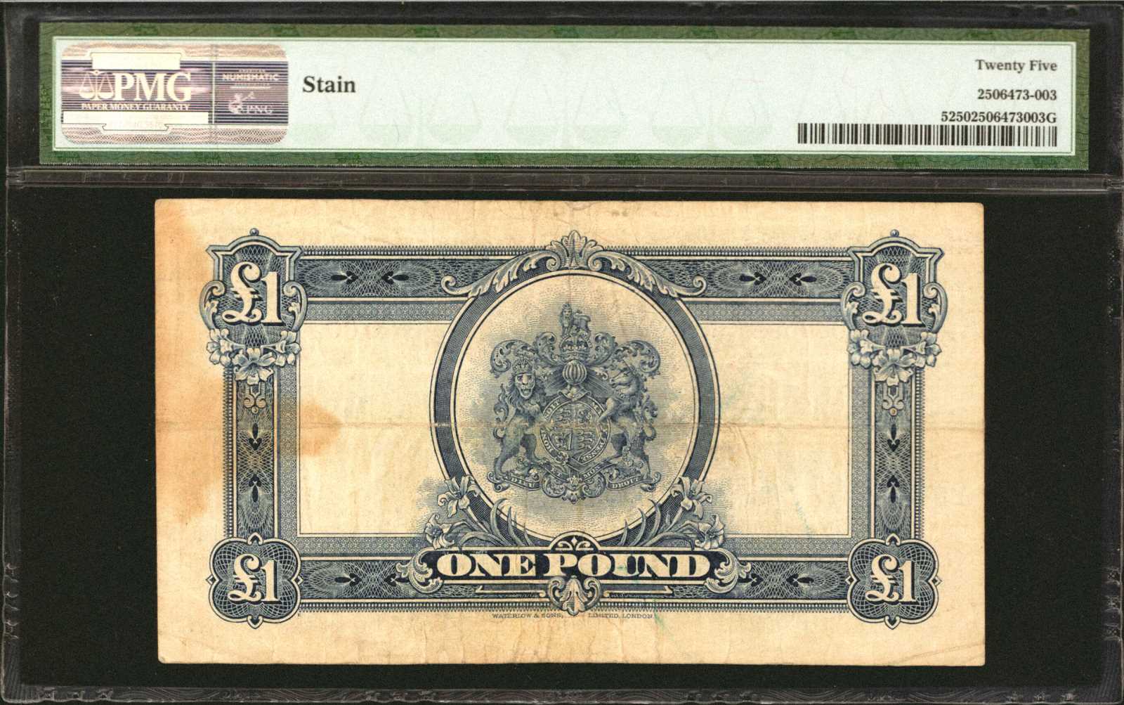 image for: Bermuda  1 pound(B105b)