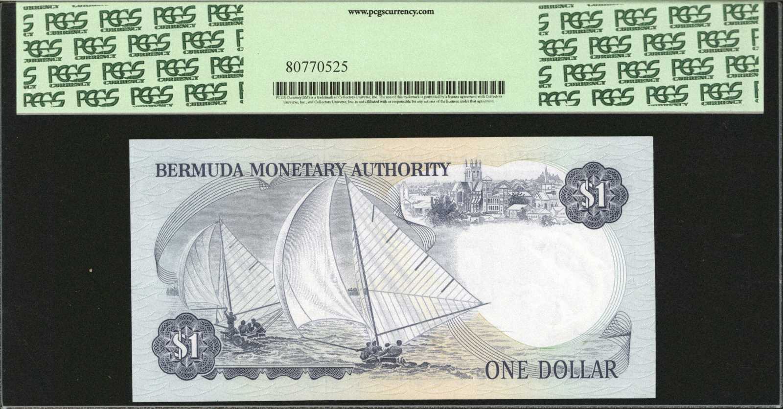 image for: Bermuda  5 dollars (B202d)