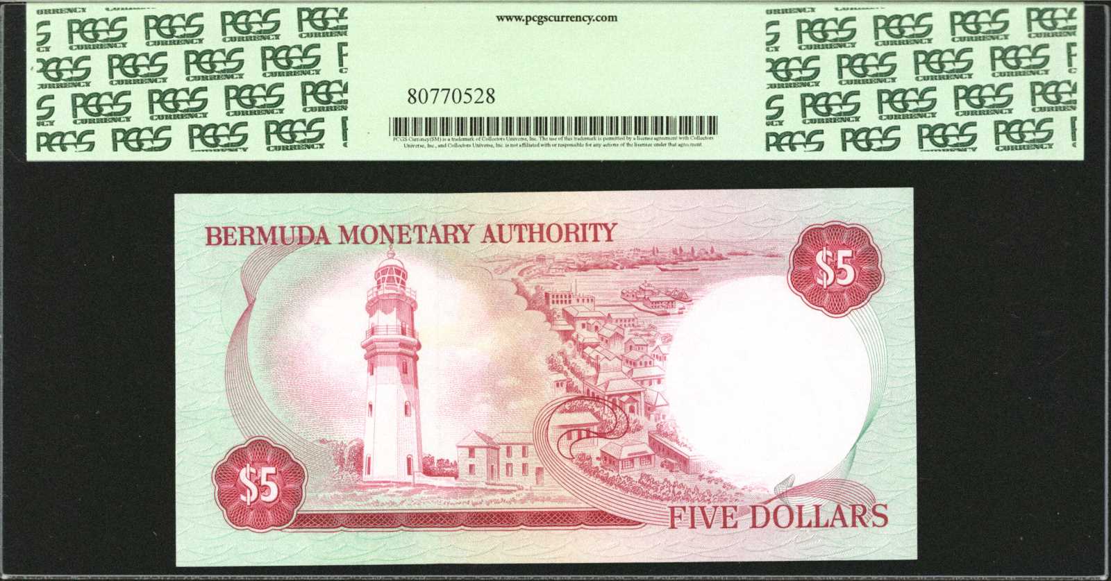 image for: Bermuda  5 dollars (B202az)