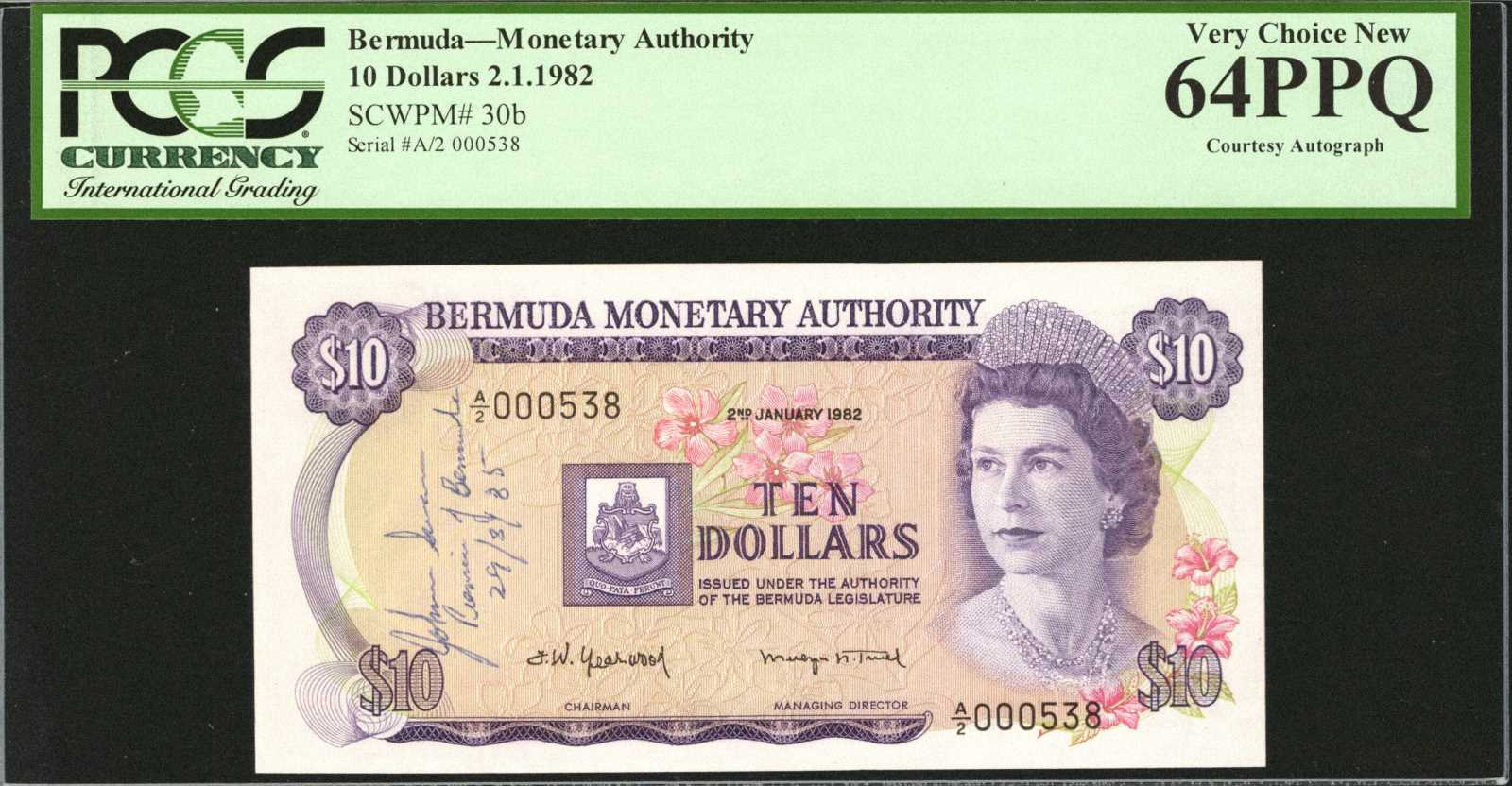 image for: Bermuda  5 dollars (B202bs2)