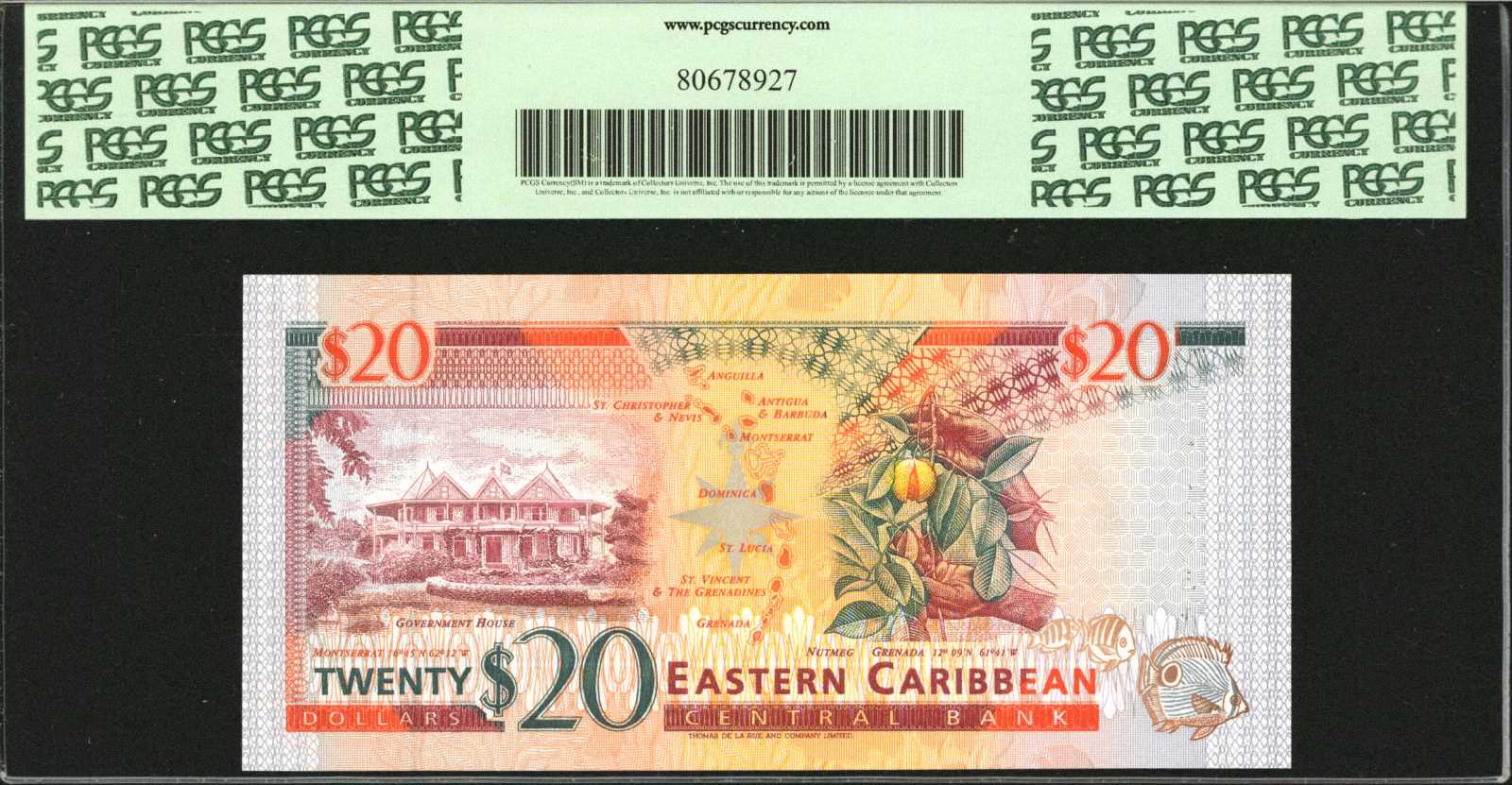 image for: East Caribbean States  10 dollars (B211v)