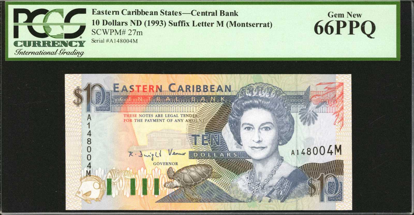 image for: East Caribbean States  10 dollars (B211d)