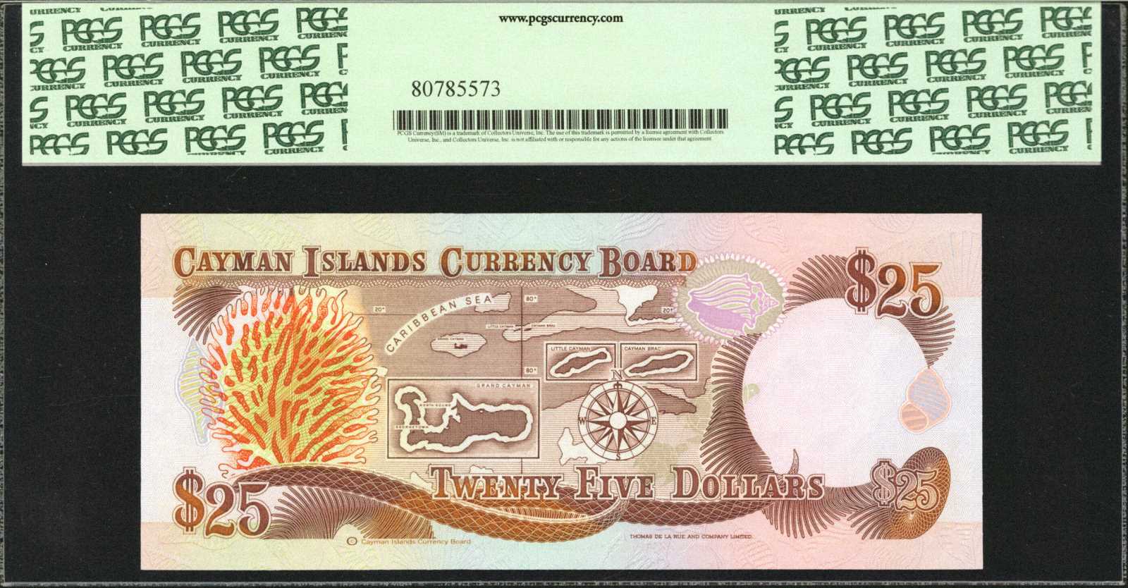 image for: Cayman Islands  25 dollars (B114as)