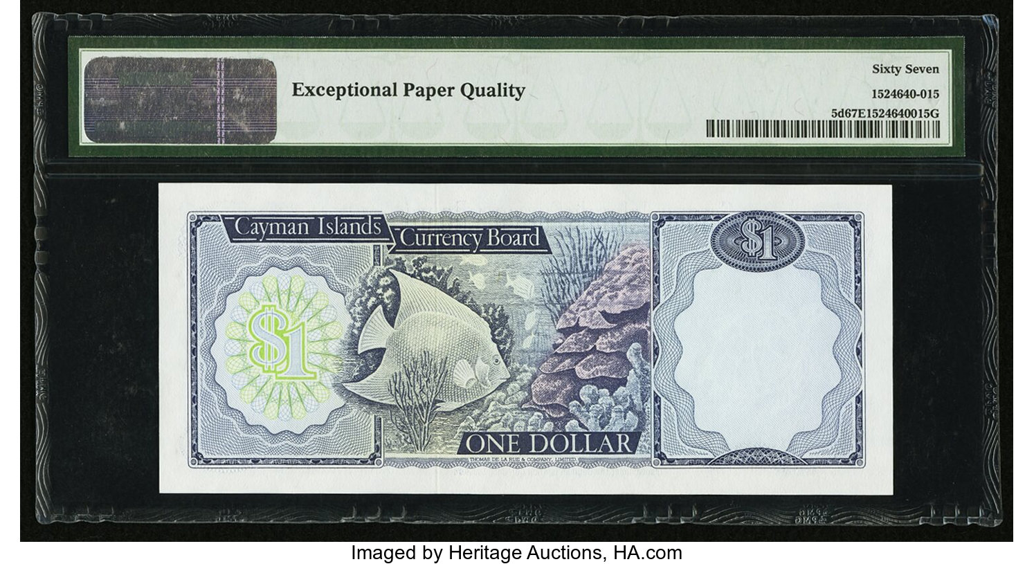 image for: Cayman Islands  1 dollar (B105bz)