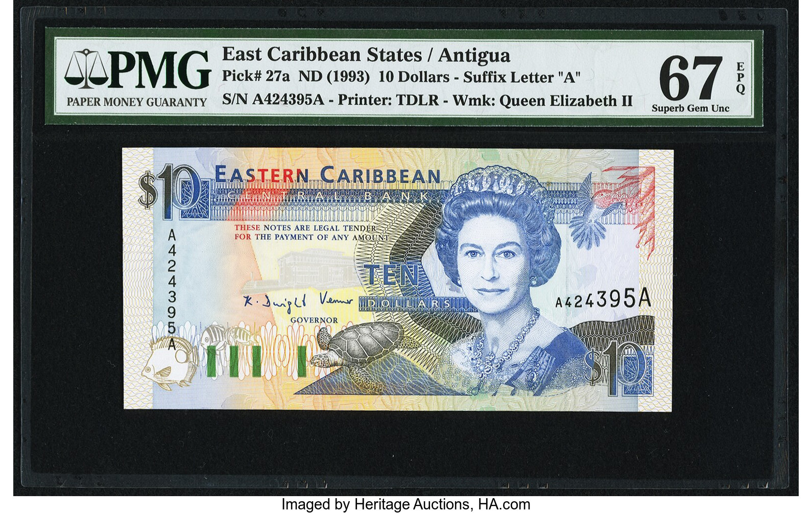 image for: East Caribbean States  10 dollars (B211m)