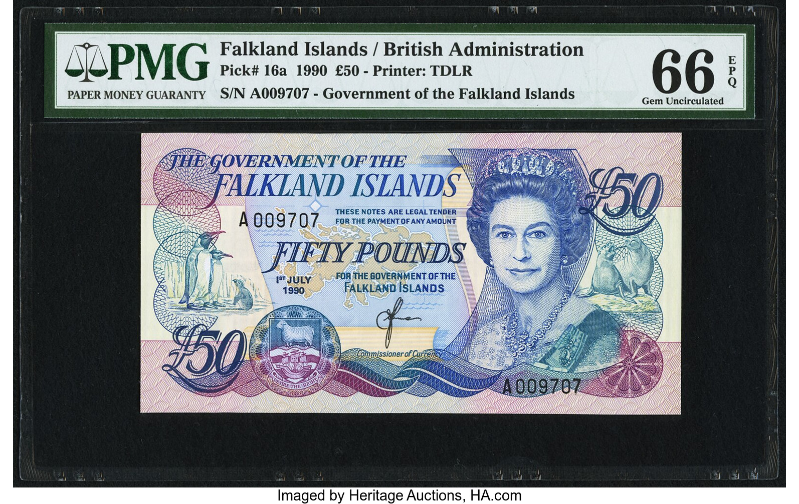 image for: Falkland Islands  50 pounds (B222a)