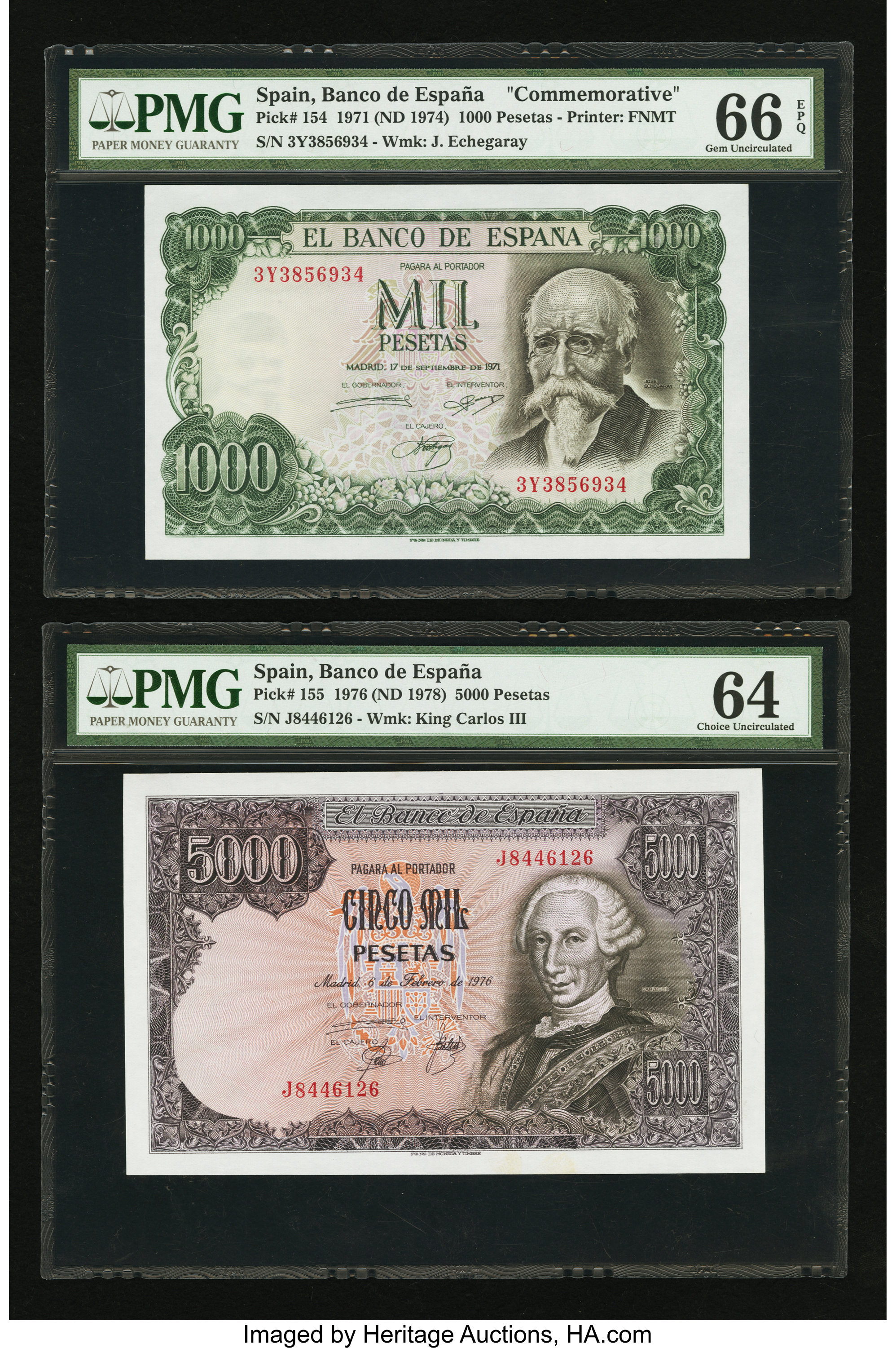 image for: Spain  5,000 pesetas (B631as)