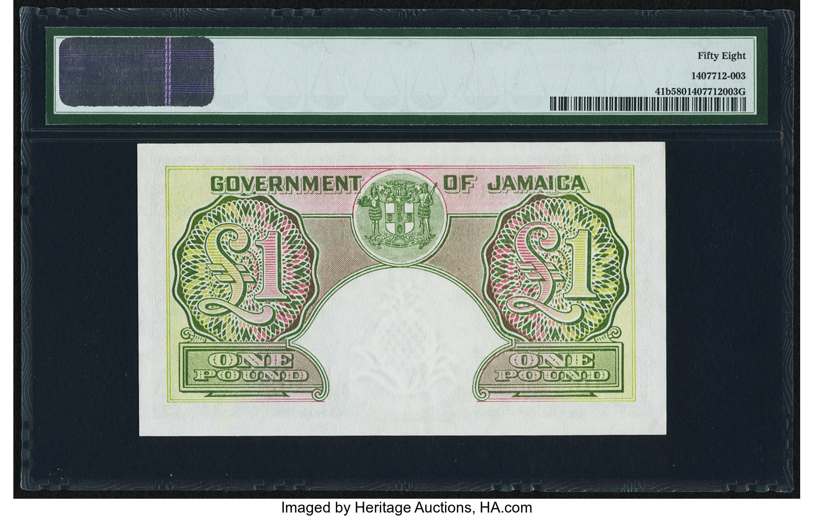 image for: Jamaica  1 pound (B110c)