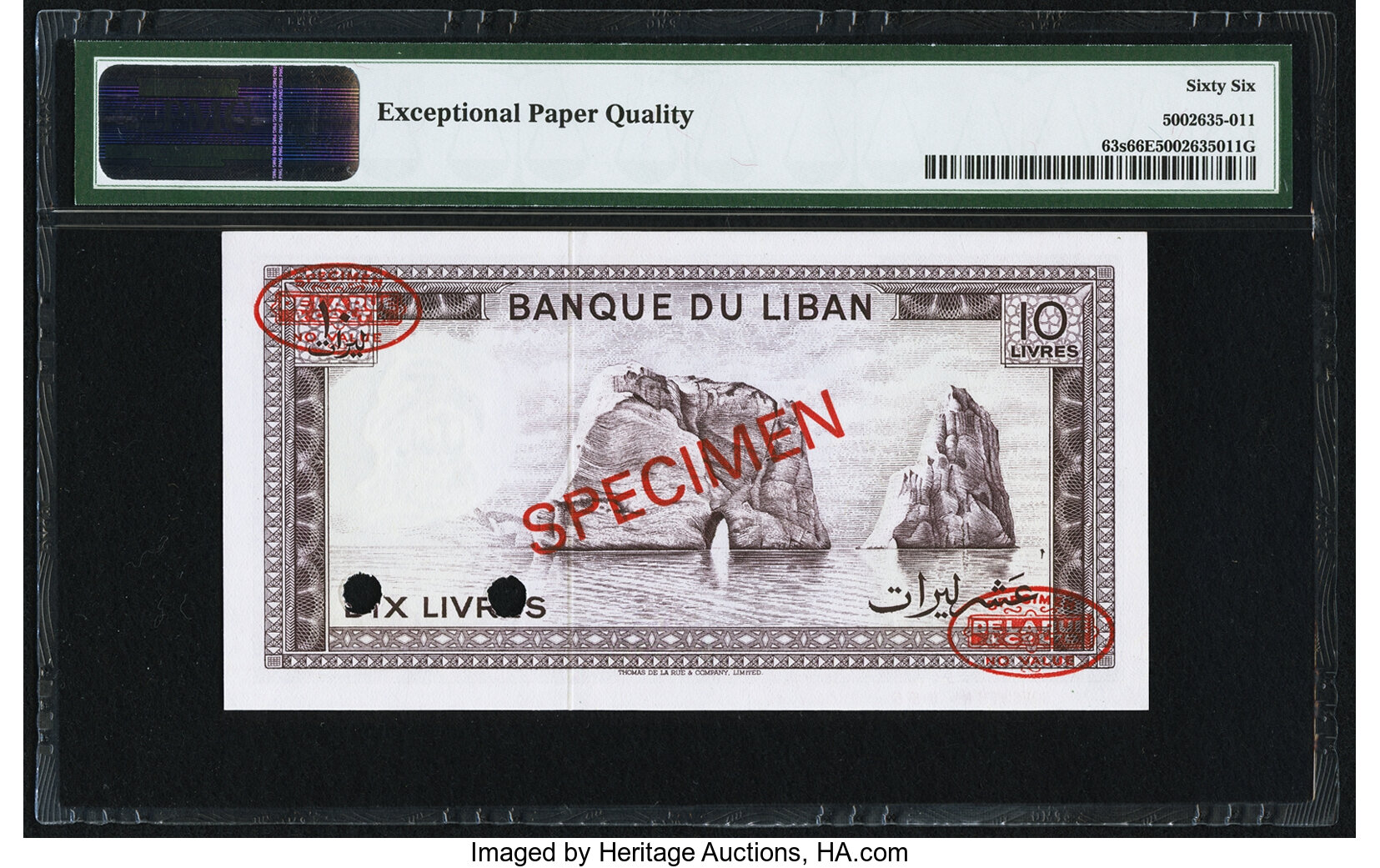 image for: Lebanon  10 livres (pounds) (B503c)
