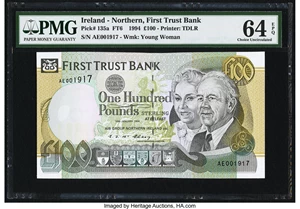 image for: Northern Ireland 100 pounds (B804bz)