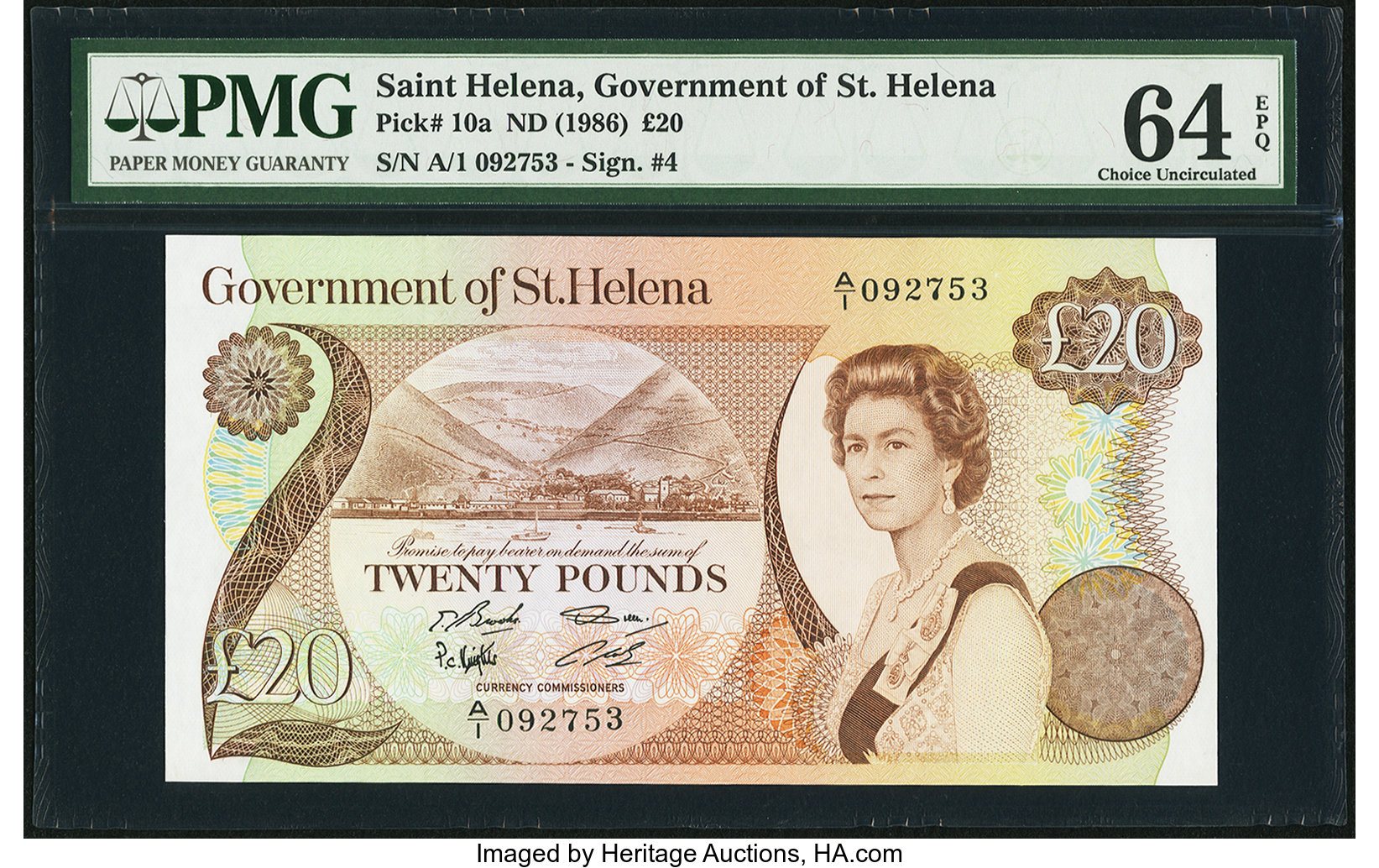 image for: Saint Helena  20 pounds (B306a)