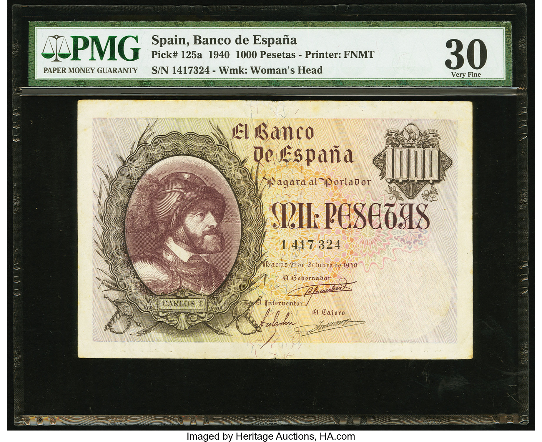 image for: Spain  1,000 pesetas (B591as)